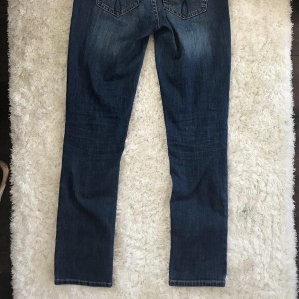 Calvin Klein Straight Leg Dark Wash Denim Jeans - Picture 2 of 4